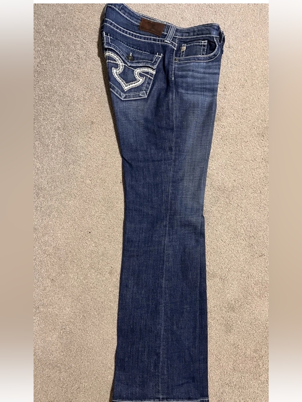 Big Star Remy Low Rise Boot‑Cut Jeans with Embroidered Back Pockets